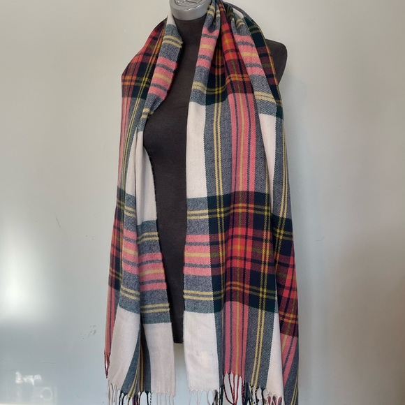 J. Crew Plaid Long Blanket Scarf - Picture 4 of 11